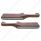 Wood Armrest With LED Light For Peterbilt- Amber LED/Clear Lens (Pair)