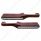 Wood Armrest With LED Light For Peterbilt- Red LED/Clear Lens (Pair)