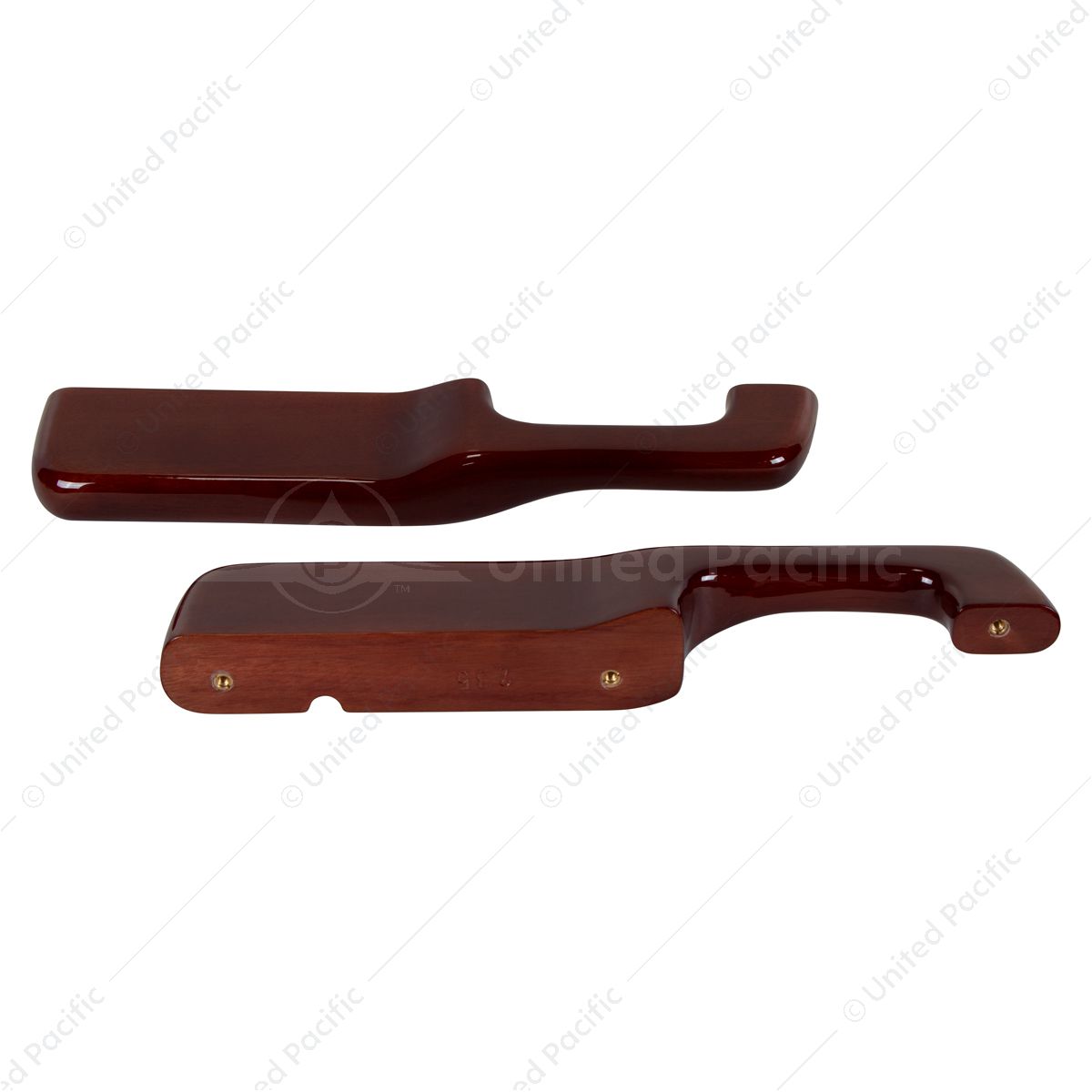 Wood Armrest For Peterbilt 379/378/377 (1988-2001) and 335/330 (1995-2001) (Pair)