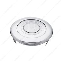 Chrome Aluminum Steering Wheel Horn Button With UP Logo