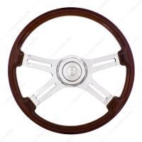 18" 4 Spoke Steering Wheel With Hub & Horn Kit  - Freightliner 1989-July 2006