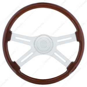 18" 4 Spoke Steering Wheel With Hub & Horn Kit - International