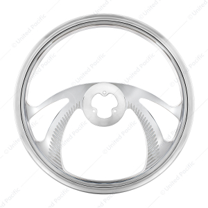 18" Chrome Aluminum "Scorpion" Style Steering Wheel