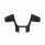 Plastic Trim For United Pacific YourGrip Peterbilt 579/Kenworth T680 Steering Wheel - Black