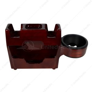 Wood Center Storage Console For Peterbilt