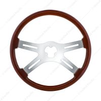 18" Chrome 4 Spoke Steering Wheel