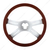 18" Chrome 4 Spoke Steering Wheel