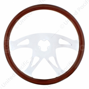 18" Chrome Boss Steering Wheel