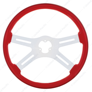 18" Color 4 Spoke Steering Wheel Only