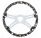 18" Skull Steering Wheel Only With Hydro-Dip Finish Wood - White/Gray