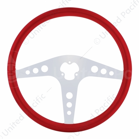 18" Color GT Steering Wheel - Indigo Red