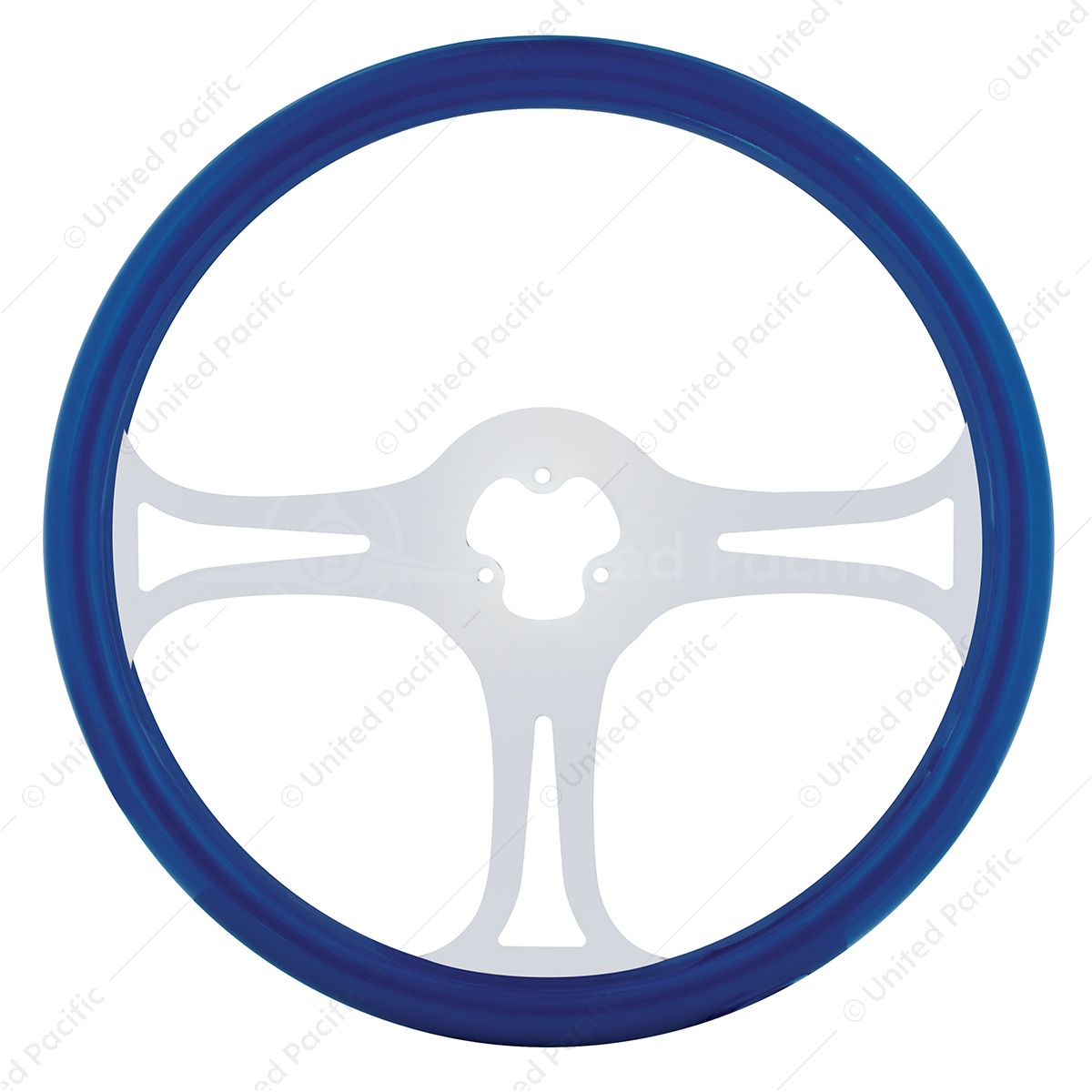 18" Color Blade Steering Wheel - Electric Blue