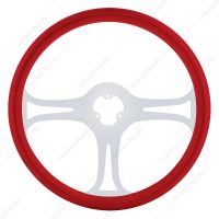 18" Color Blade Steering Wheel - Indigo Red