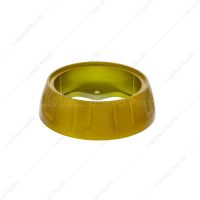 Steering Wheel Horn Bezel - Electric Yellow