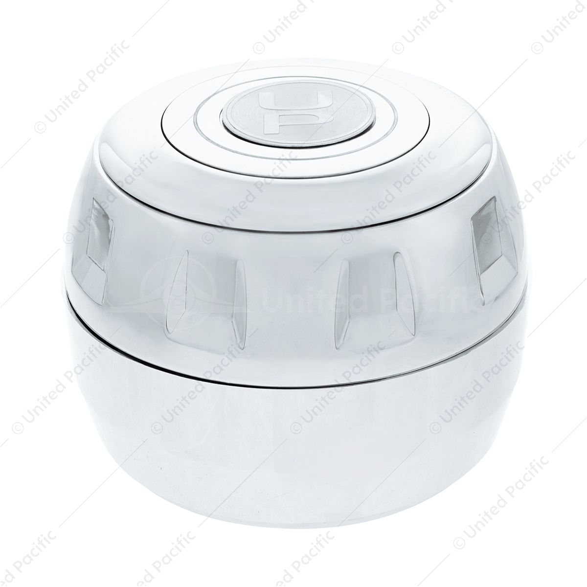 Chrome Steering Wheel Hub & Horn Button Kit For 2014-2026 Kenworth T680 & Peterbilt 579