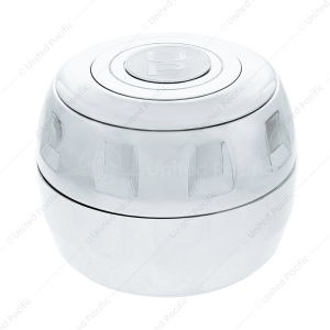 Chrome Steering Wheel Hub & Horn Button Kit For 2014-2025 Kenworth T680 & Peterbilt 579