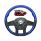 18" YourGrip Wood Candy Color Steering Wheel For 2012-2021 PB 579 & 2013-2021 KW T680-Indigo Blue