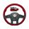 18" YourGrip Wood Candy Color Steering Wheel For 2012-2021 PB 579 & 2013-2021 KW T680-Candy Red