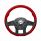 18" YourGrip Wood Candy Color Steering Wheel For 2012-2021 PB 579 & 2013-2021 KW T680-Candy Red