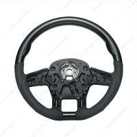 18" YourGrip Leather & Wood Candy Color Steering Wheel For 2012-2021 PB 579&2013-2021 KW T680-Glossy
