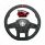 18" YourGrip GT PRO Leather Steering Wheel For 2012-2021 Peterbilt 579 & 2013-2021 Kenworth T680-Bla