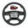 18" YourGrip Wood Candy Color Steering Wheel For 2018-2026 Freightliner Cascadia-Glossy Black