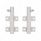 Warning Flag Holder - Chrome (Pair)