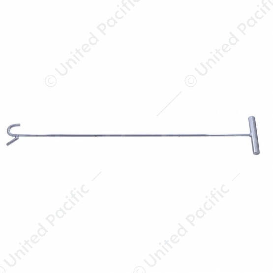 Chrome 31" Long Fifth Wheel Pin Puller, S-Hook (Each)