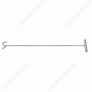 Chrome 31" Long Fifth Wheel Pin Puller, S-Hook