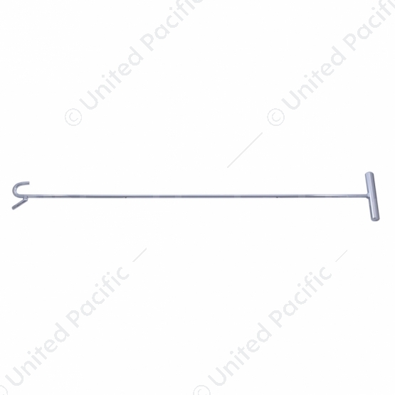 Chrome 36" Long Fifth Wheel Pin Puller, S-Hook (Each)