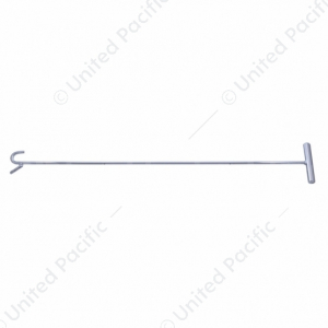 Chrome 36" Long Fifth Wheel Pin Puller, S-Hook