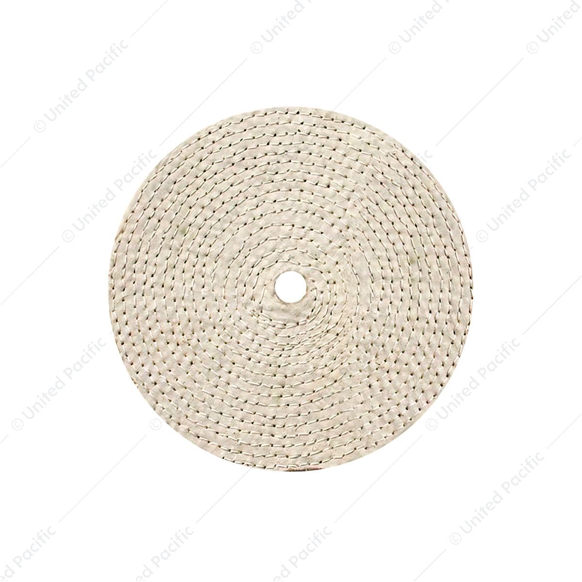 6" Muslin & Sisal Buff - 5/8" Arbor