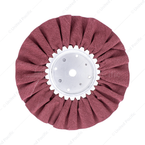 Red Treated Airway Buff - 5/8" & 1/2" Arbor