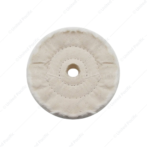 White Soft Muslin Buff - 5/8" Arbor