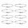 8" Stainless Locking Cable Ties (8-Pack)