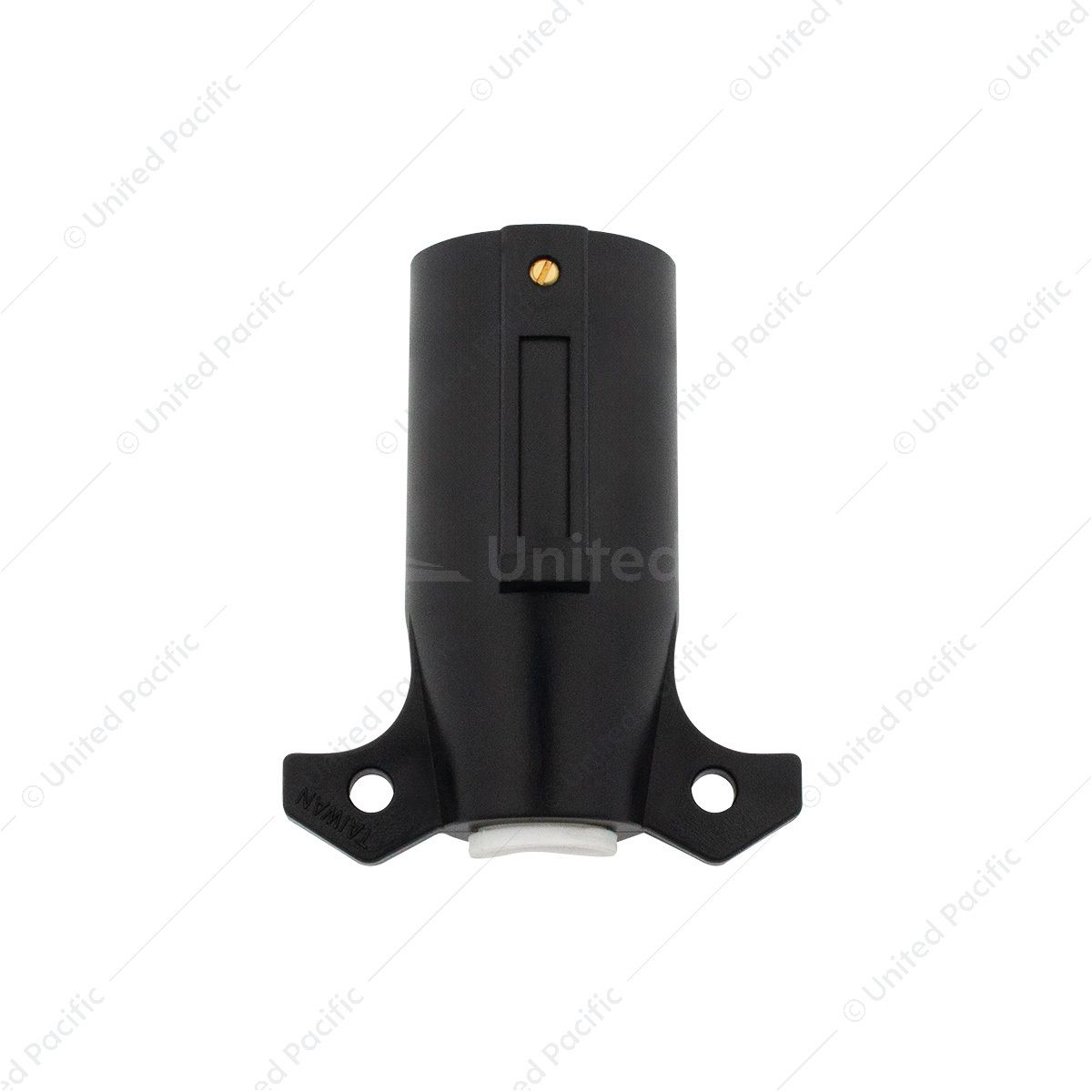 Round 7-Way Female Connector - Flat Pin