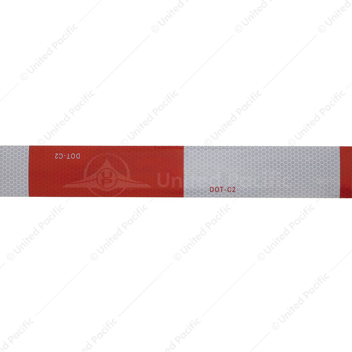 DOT-C2 Conspicuity Reflective Tape - 6" White/6" Red