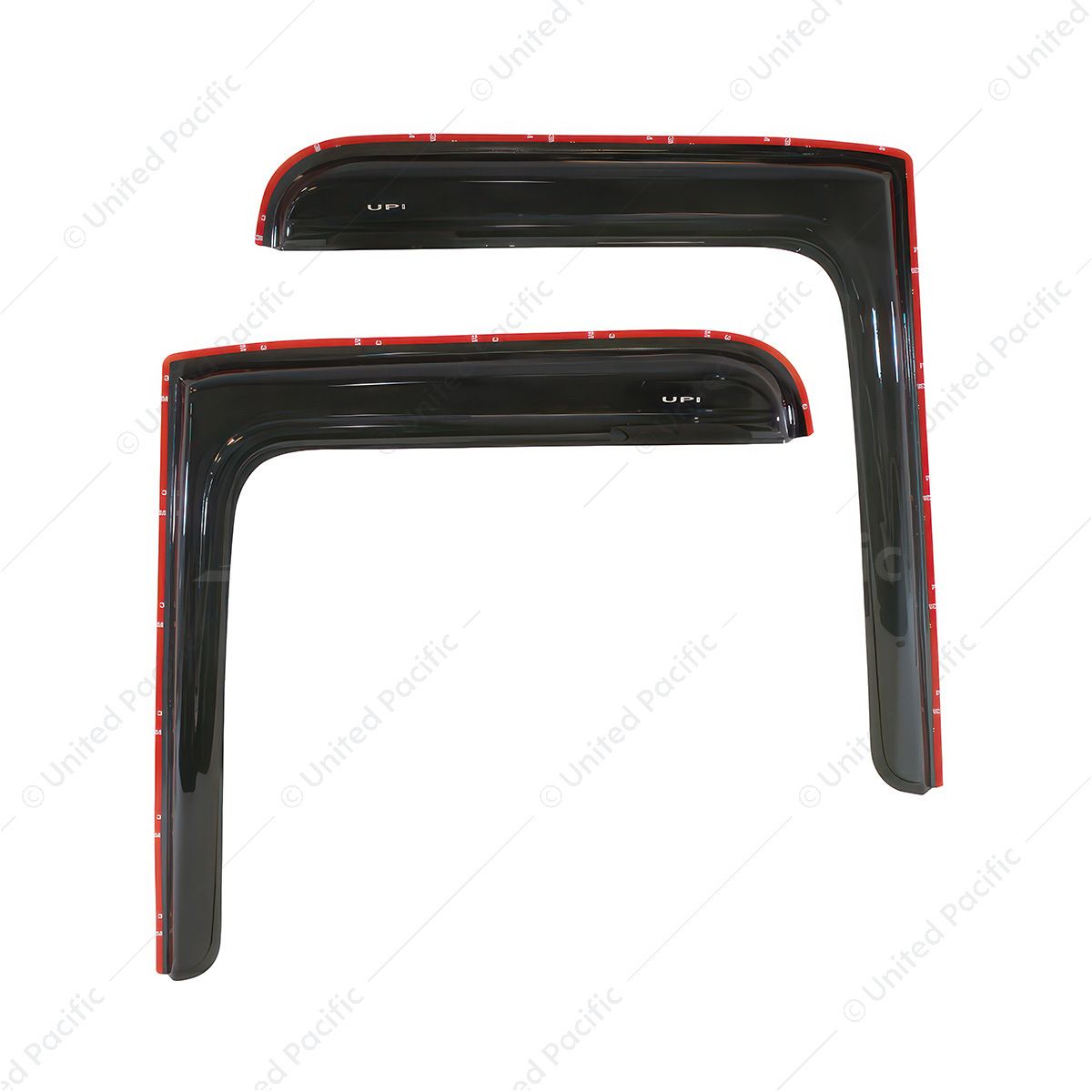 Window Vent Visor For 2008-2017 Freightliner Cascadia - Smoke (Pair)