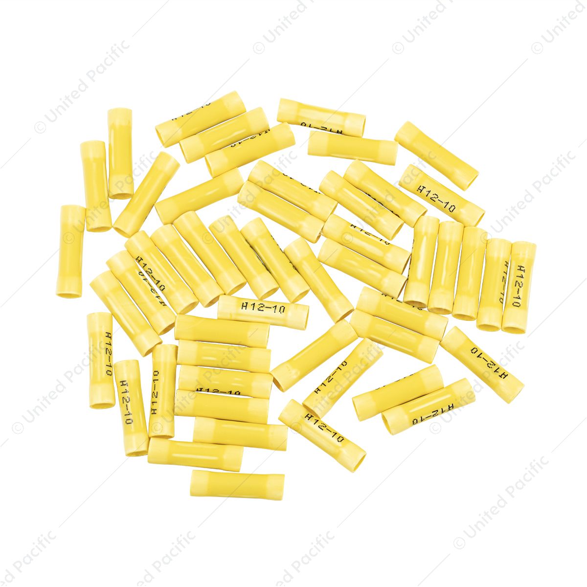 12-10 AWG Vinyl Butt Connector (50-Pack)