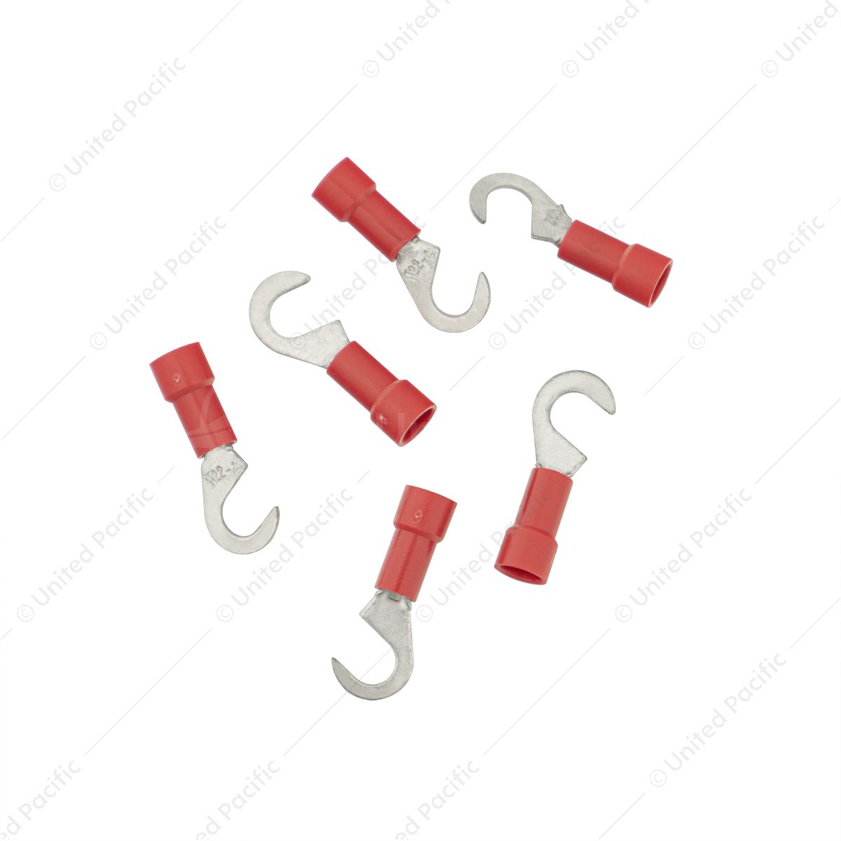 22-18 AWG #10 Stud Vinyl Hook Terminal (6-Pack)