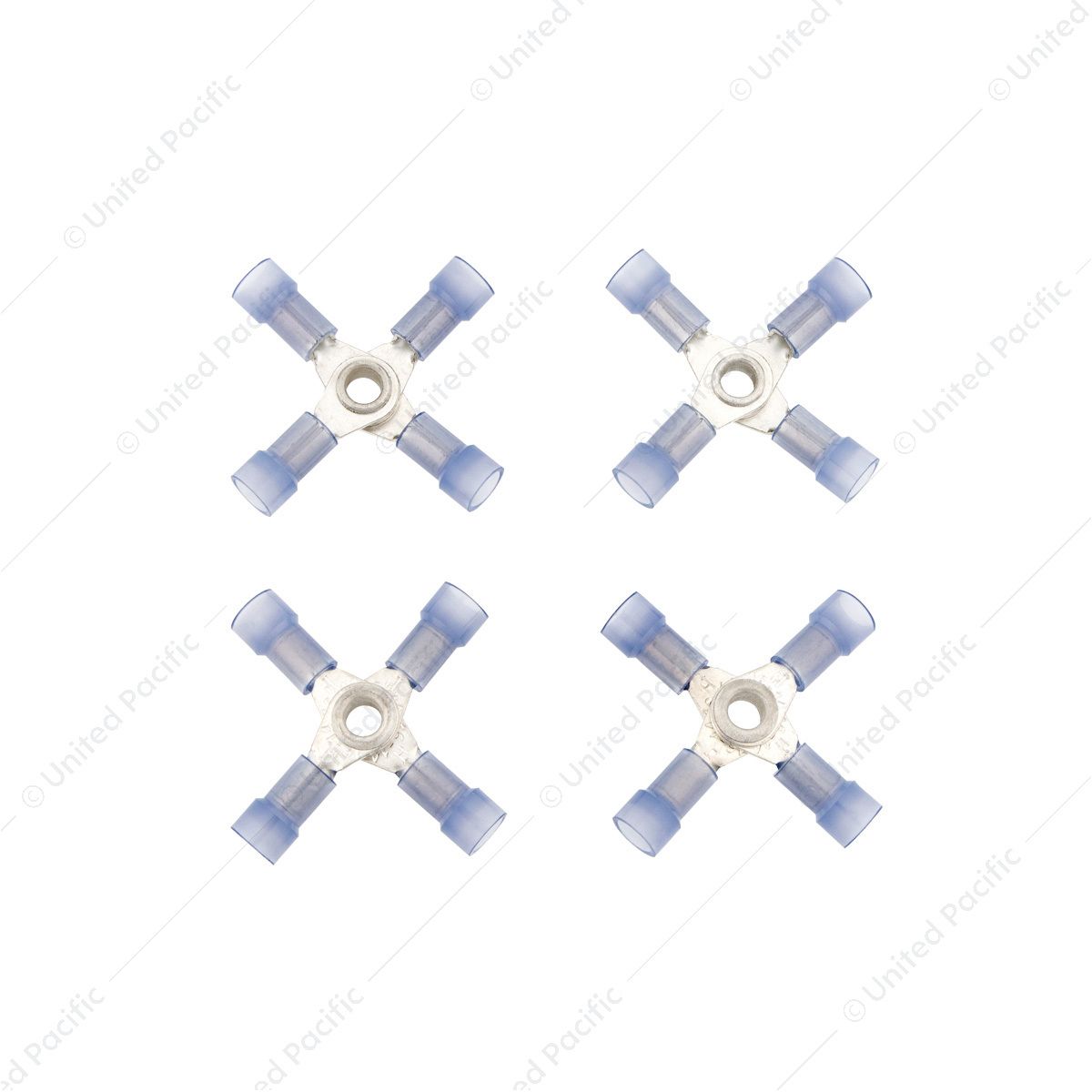 16-14 AWG 4-Way (X) Nylon Connector (4-Pack)