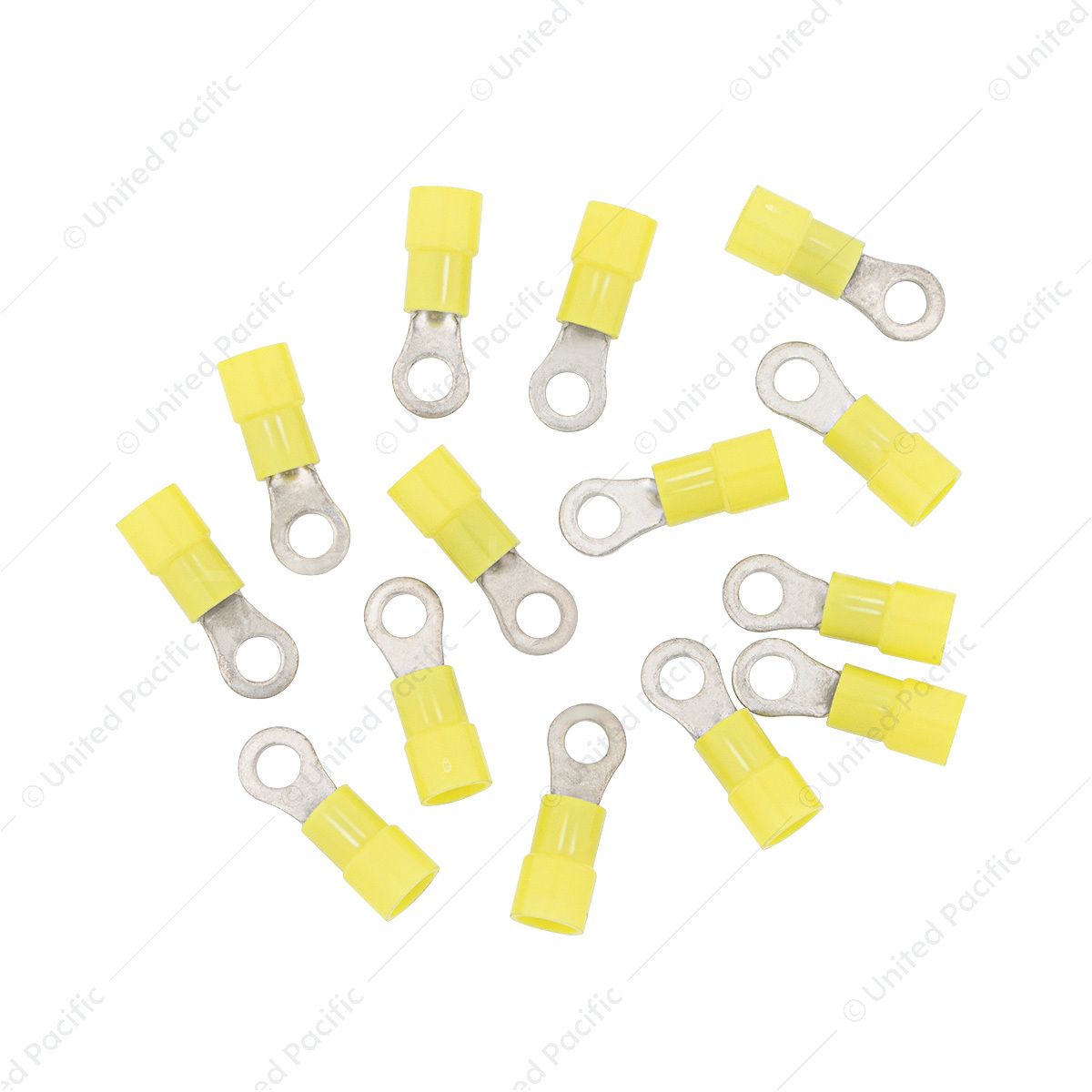 12-10 AWG #10 Stud Vinyl Ring Terminal (14-Pack)
