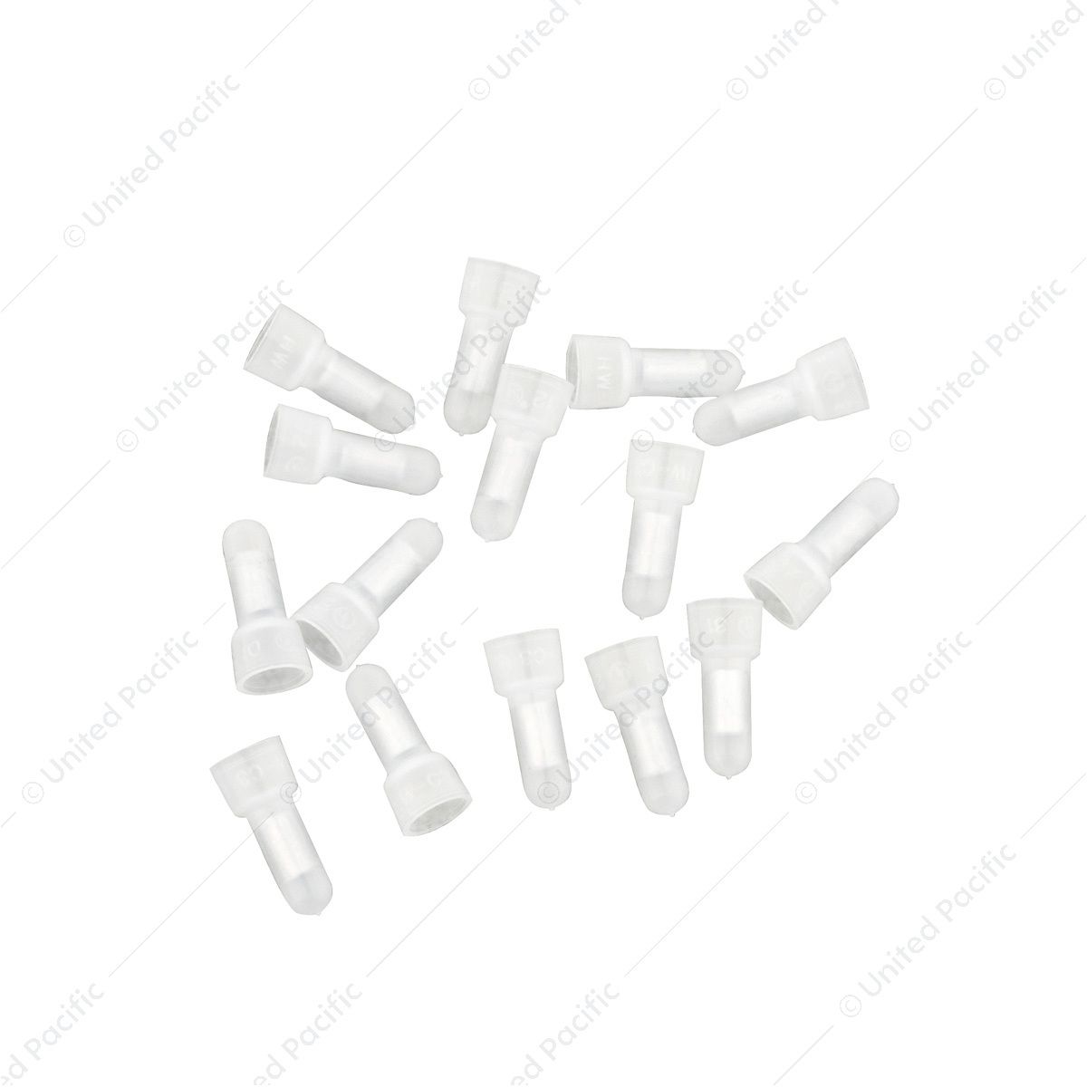 22-24 AWG Nylon Closed End Connector, 15 Pcs