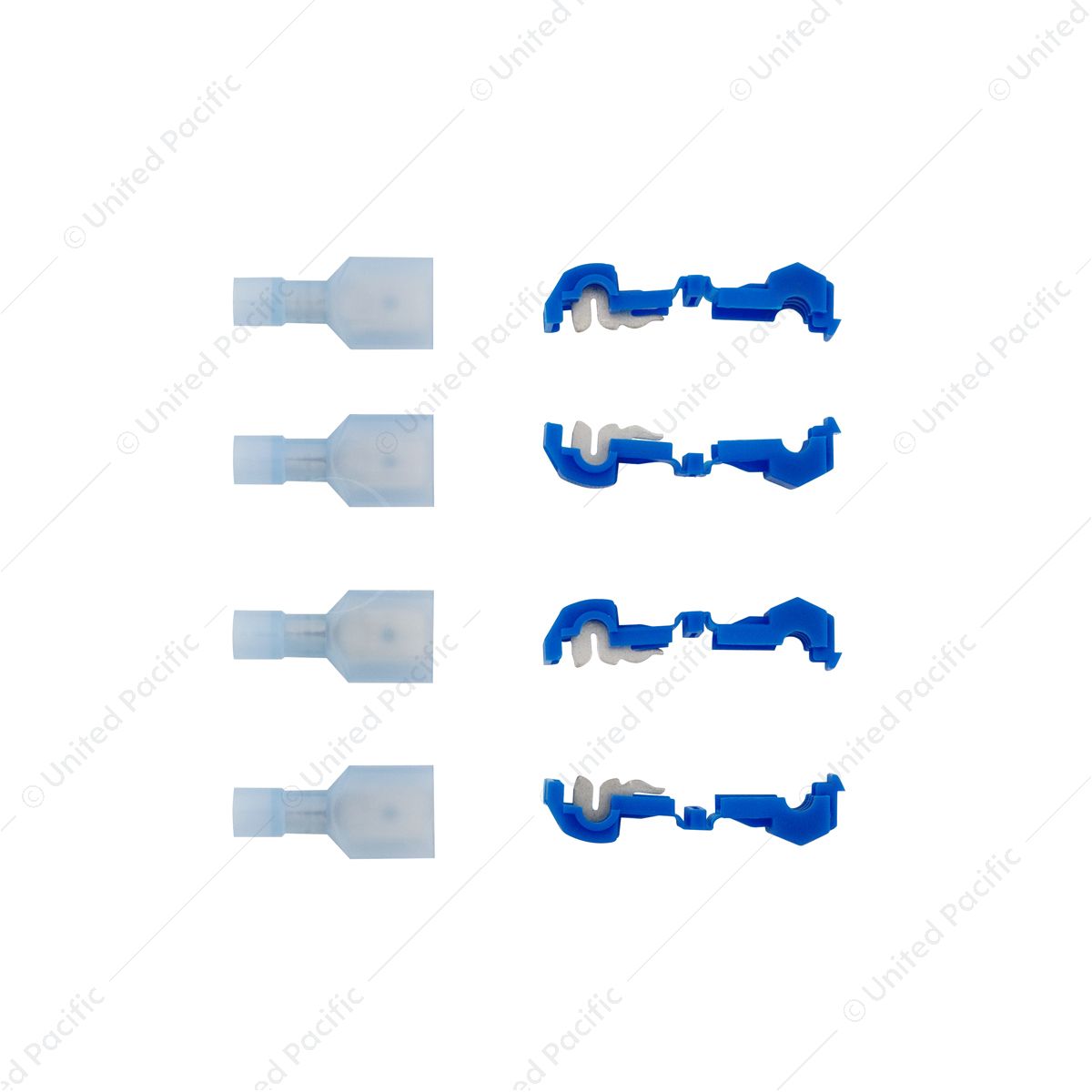 16-14 AWG .250 Tab FI Nylon M Disconnect w/ 16-14 AWG T-Tap Slice, 4/4 Pcs.