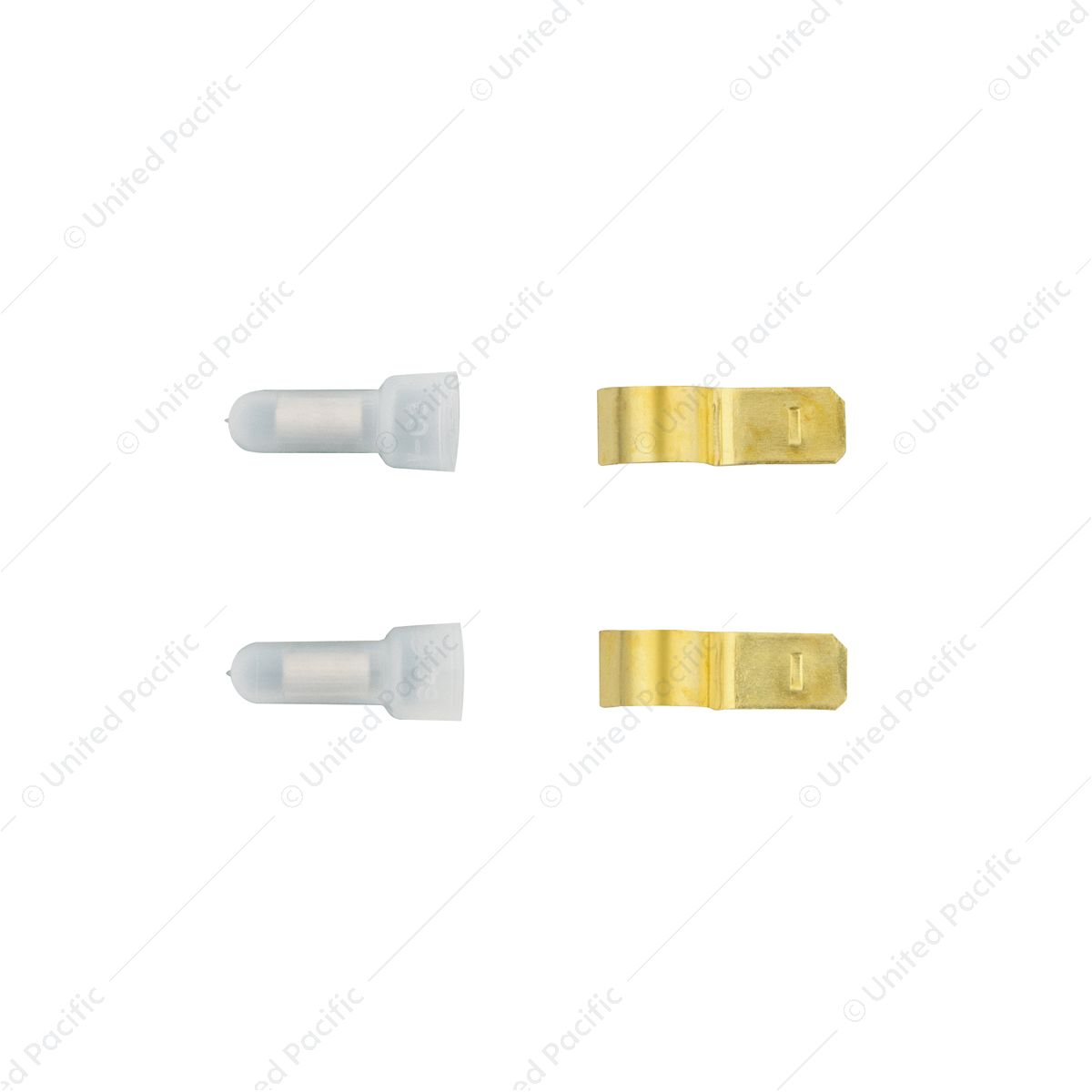 Power Tap Fuse Clips for Glass Fuses & 16-14 .250 FM FI Disconnects (2-Pack)