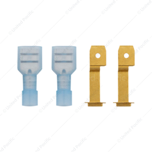 Power Tap Fuse Clips for ATC/ATO Fuses & 16-14 .250 FM FI Disconnects, 2 Sets.