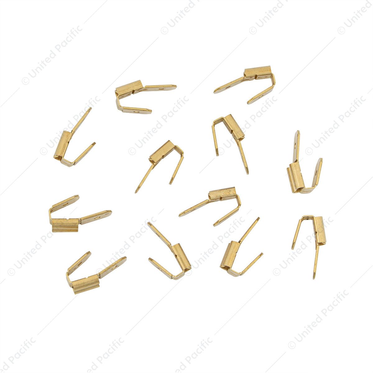 .250 Tab M/FM/M Non-Insulated Piggyback Adapter (12-Pack)