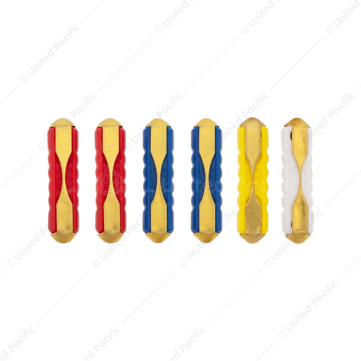 German Vehicle Fuse Kit  5,8,16,25 Amp GBC Ceramic Fuses (6-Pack)