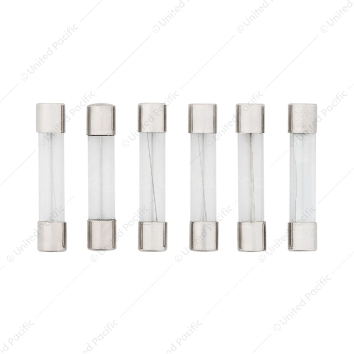 British/Japanese Vehicle Fuse Kit 5,7.5,10,15,20,30 AGC Glass Fuses (6-Pack)