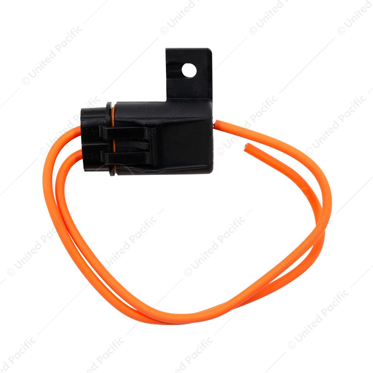 In-Line HD ATC/ATO Waterproof Fuseholder w/ (2) 8" 12 AWG Orange GXL Leads